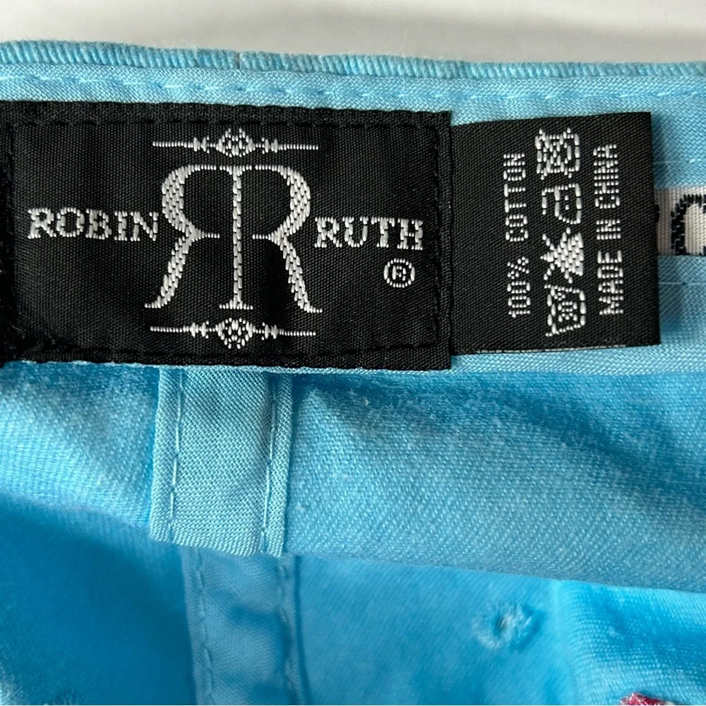Robin Ruth 3D‎ Embroidered Aqua Daytona Beach Hat